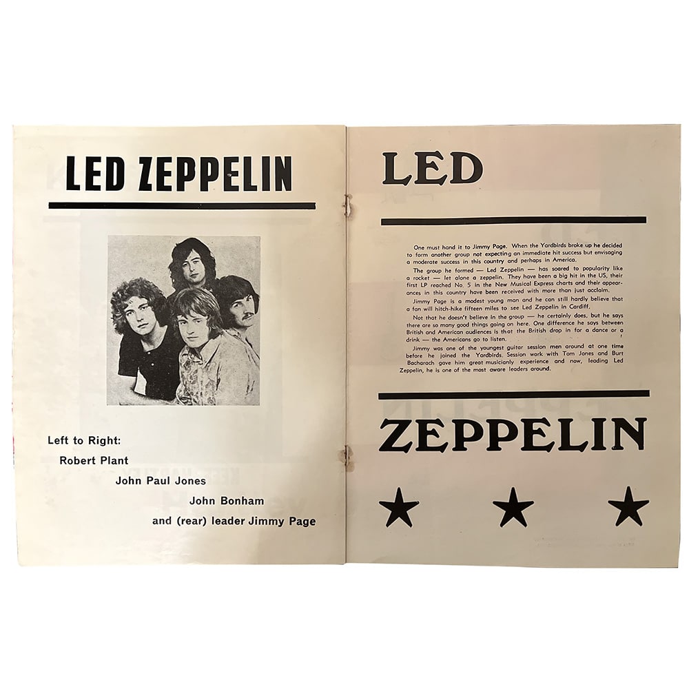 Program <br>1969-1970 <br>UK Tour - Image 2