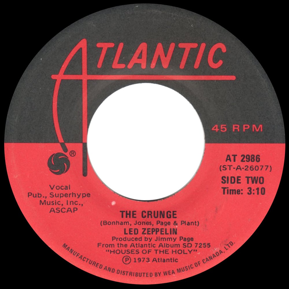 Single <br>Canada (AT 2986) <br>D'yer Mak'er / The Crunge (#3) - Image 3