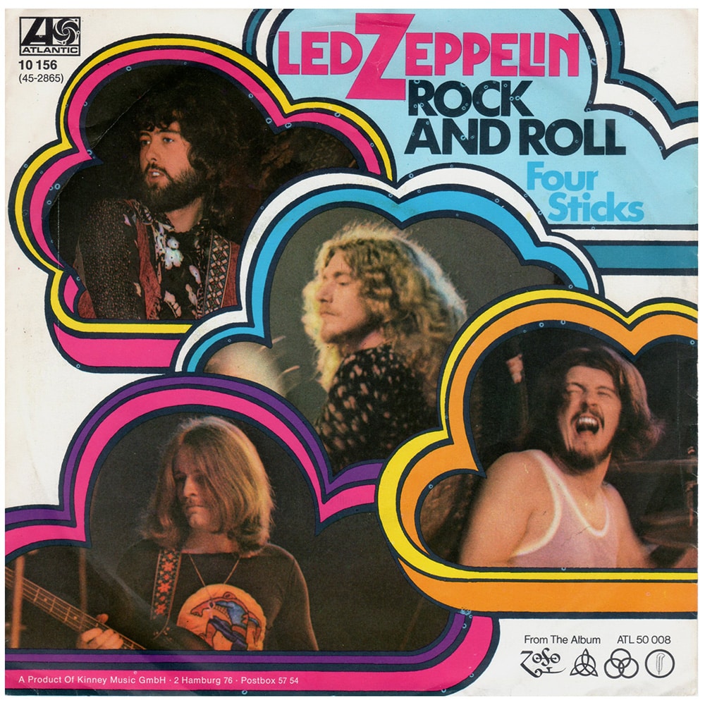 Single <br>Germany (ATL 10156) <br>Rock and Roll / Four Sticks (#3)