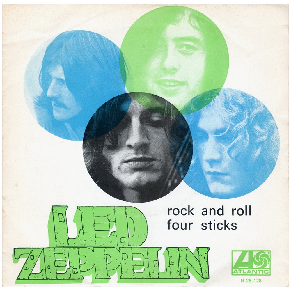 Single <br>Portugal (N-28-128) <br>Rock and Roll / Four Sticks (Promo #2)