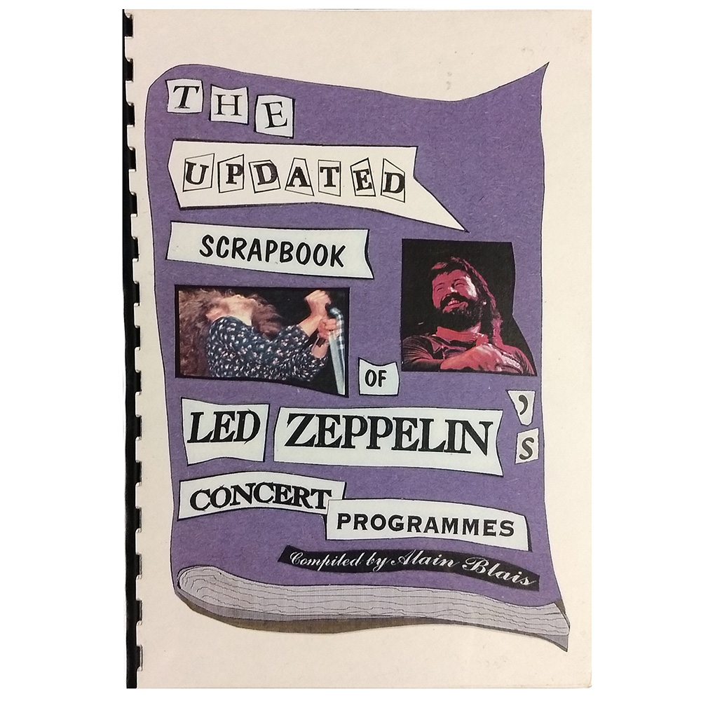 Book <br>Scrapbook of Official Concert Programmes, Updated (Canada)