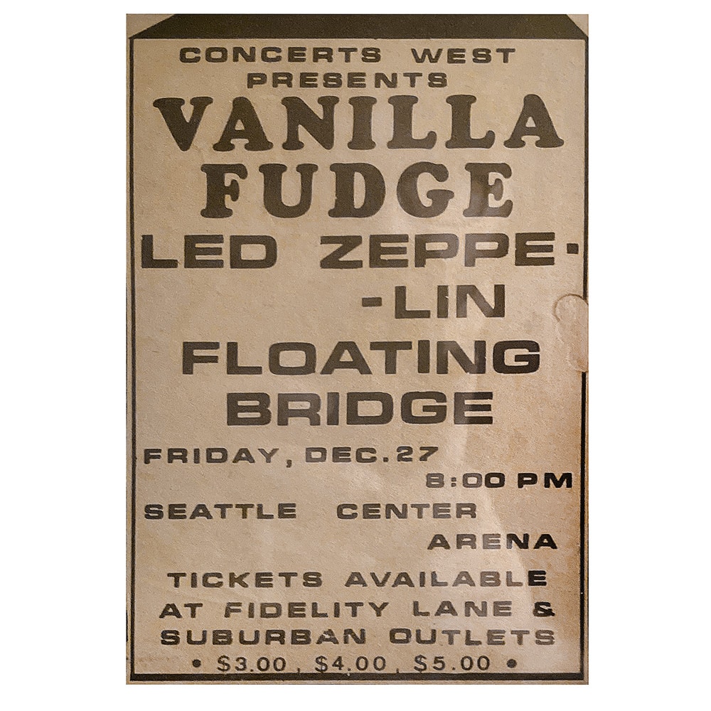 Concert Advertisement <br>1968.12.27 <br>Seattle, WA (Ad)