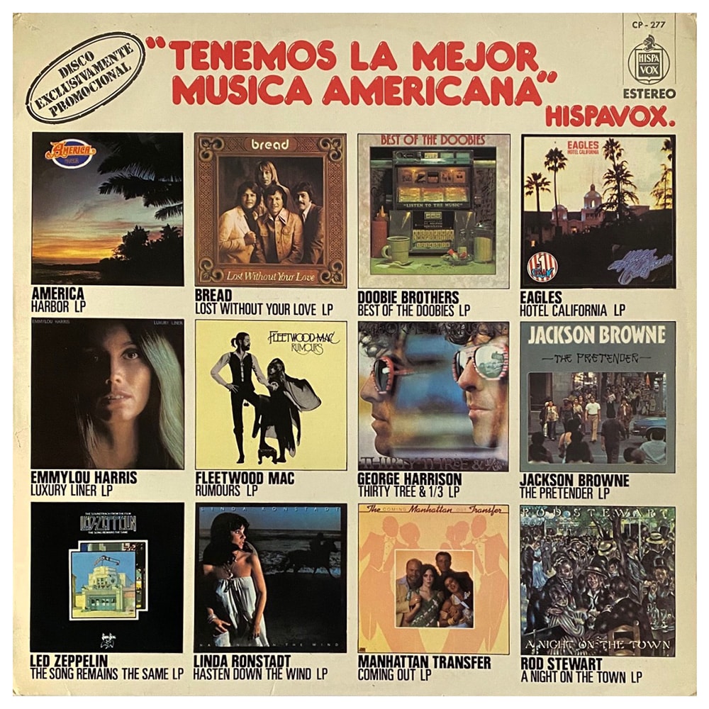 LP <br>Tenemos La Mejor Musica Americana <br>Rock and Roll / Whole Lotta Love<br>Brazil (CP 277) Promo