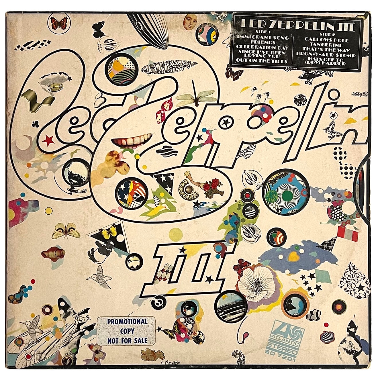LP <br>Led Zeppelin III <br>USA (SD 7201) Promo #3
