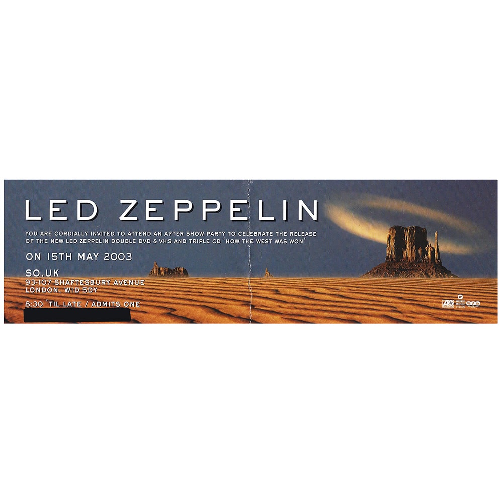 DVD <br>Premiere Invitation, Aftershow (UK)