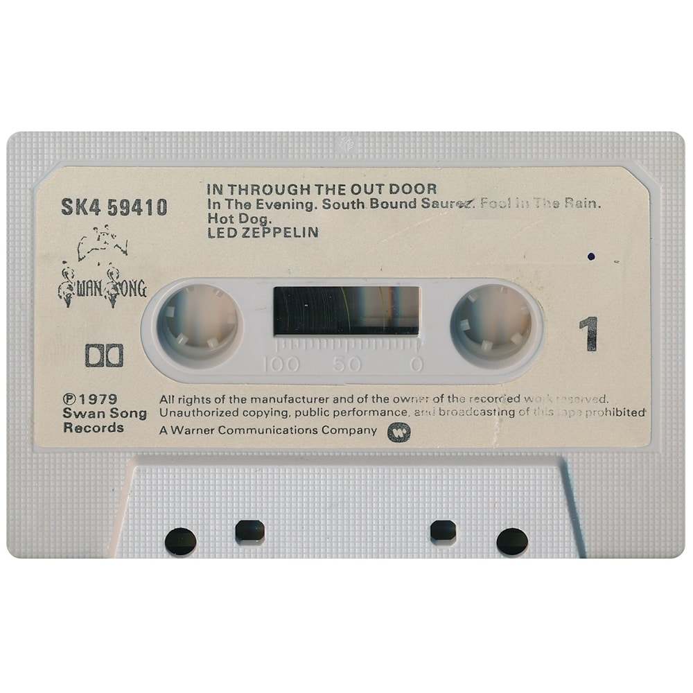 Cassette <br>In Through The Out Door <br>UK (SK 459410) #1 - Image 4