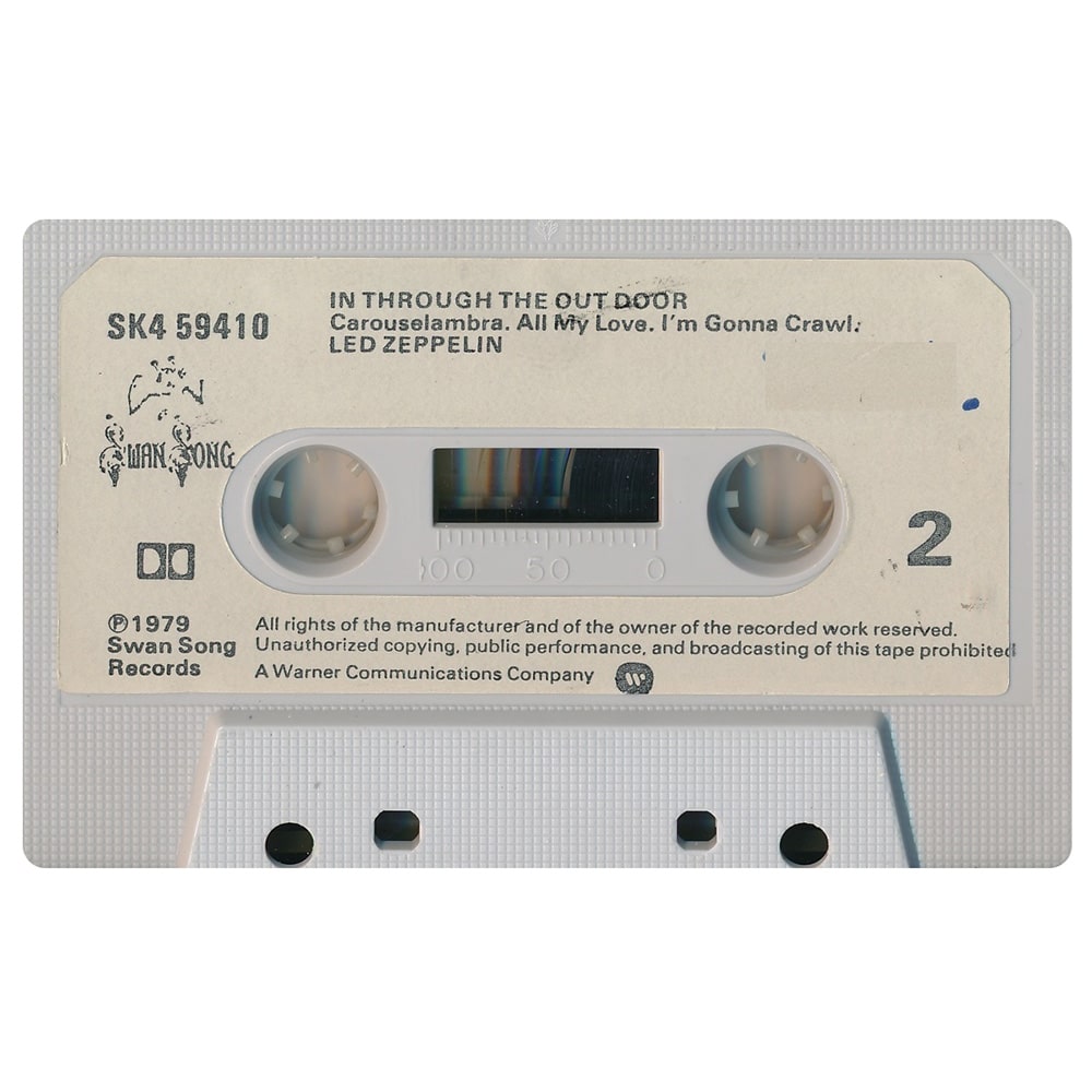 Cassette <br>In Through The Out Door <br>UK (SK 459410) #1 - Image 5