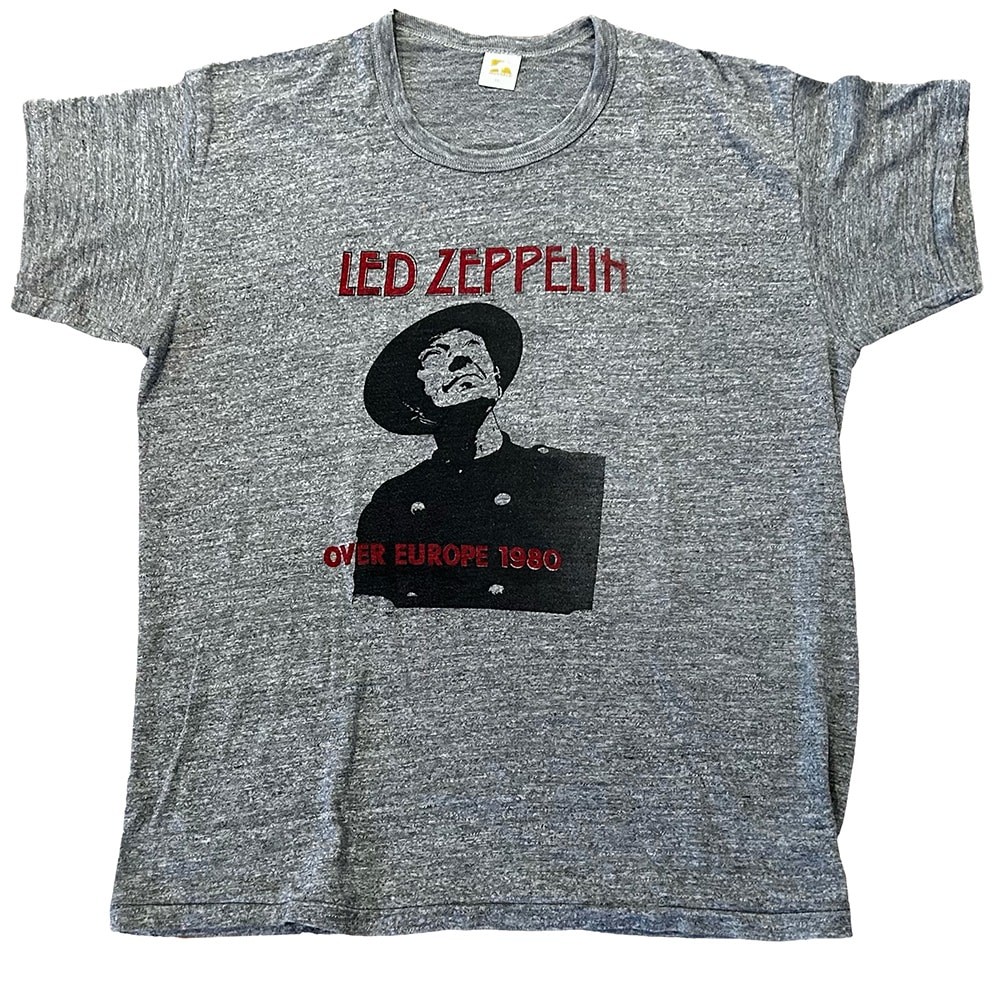Concert Clothing <br>1980 <br>Over Europe Tour, T-Shirt (Grey)