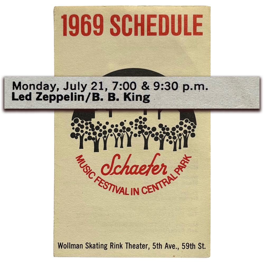 Concert Advertisement <br>1969.07.21 <br>New York, NY (Ad)