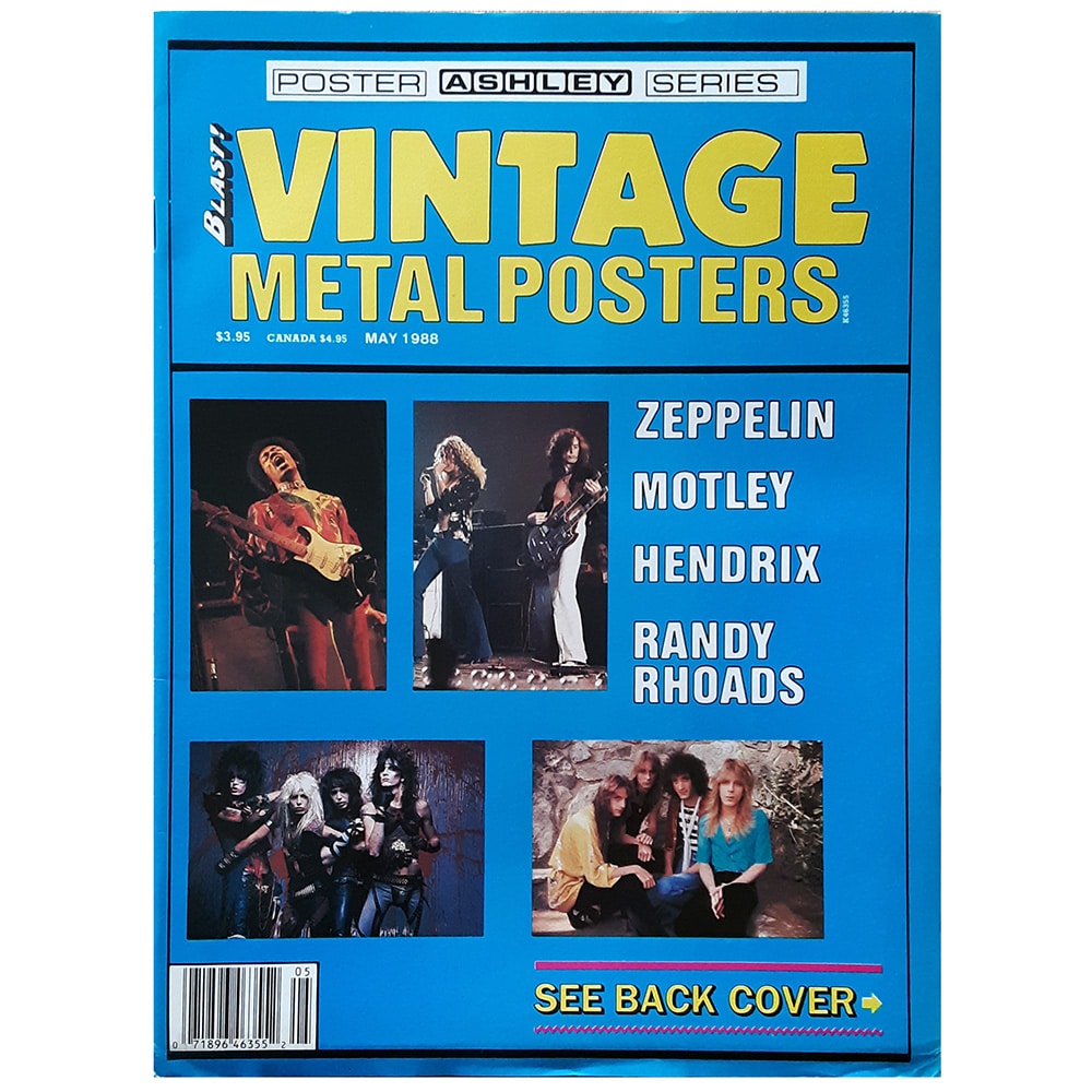 Magazine <br>Blast! Vintage Metal Posters (1988)