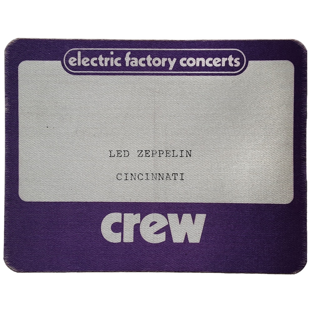 Concert Pass <br>1977.04.20 <br>Cincinnati, Purple