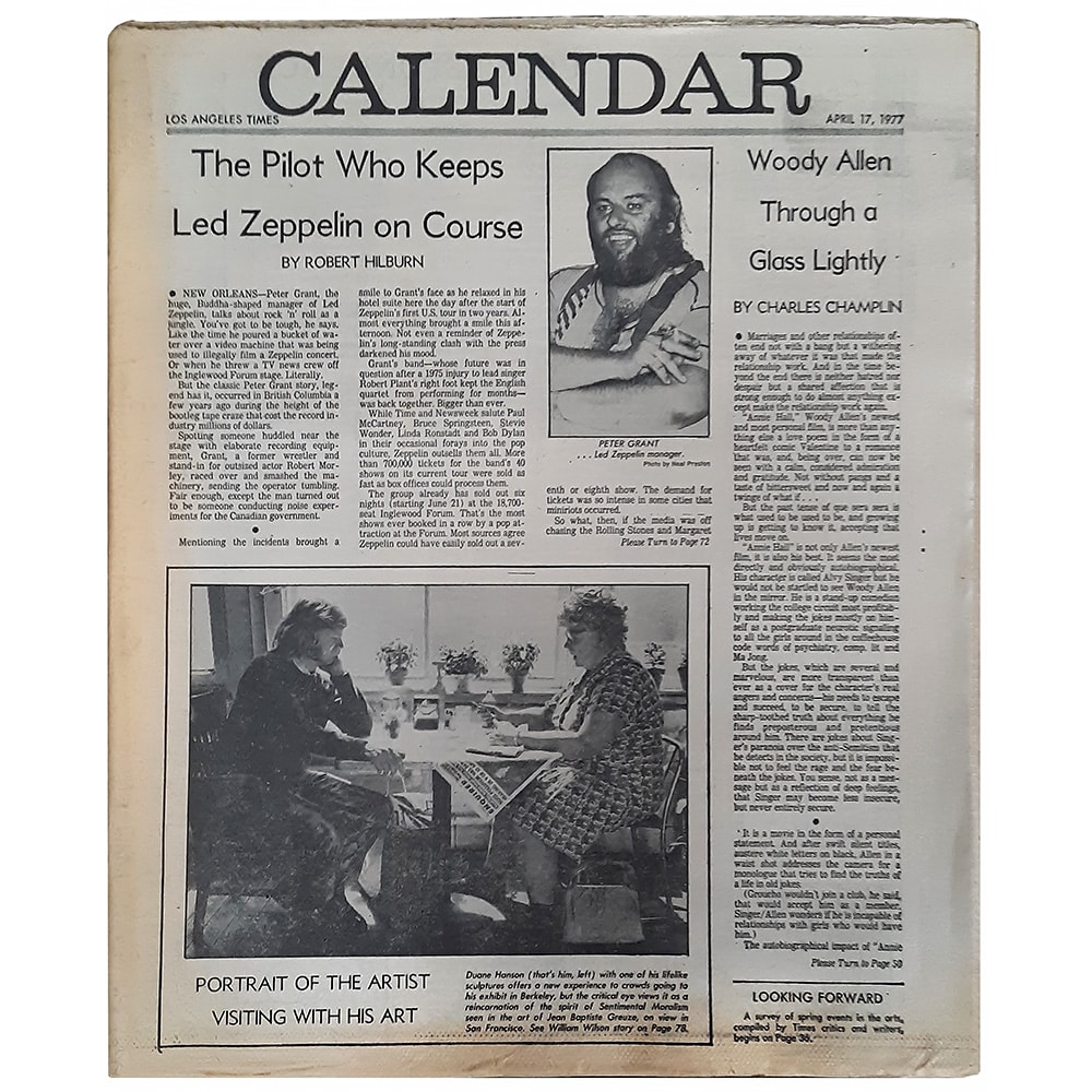 Newspaper (1977) <br>Los Angeles Times (US)
