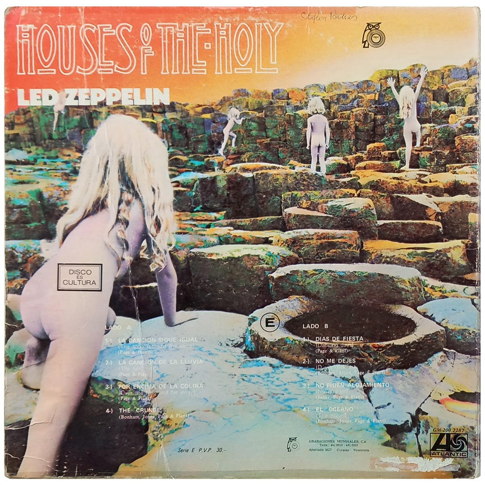 LP <br>Houses of the Holy <br>Venezuela (GM-Lps. 200.2287) - Image 2