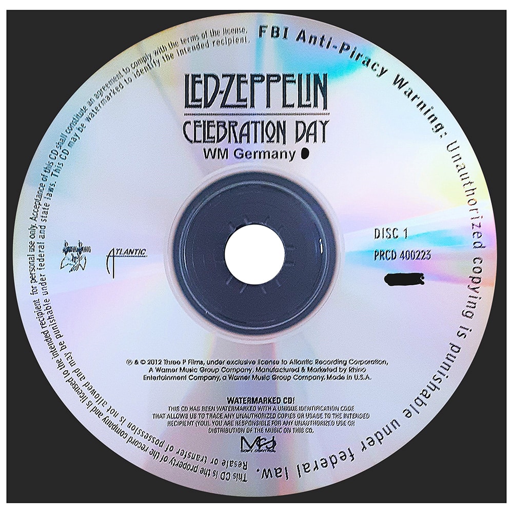 Celebration Day <br>CD, Promotional (USA) - Image 2