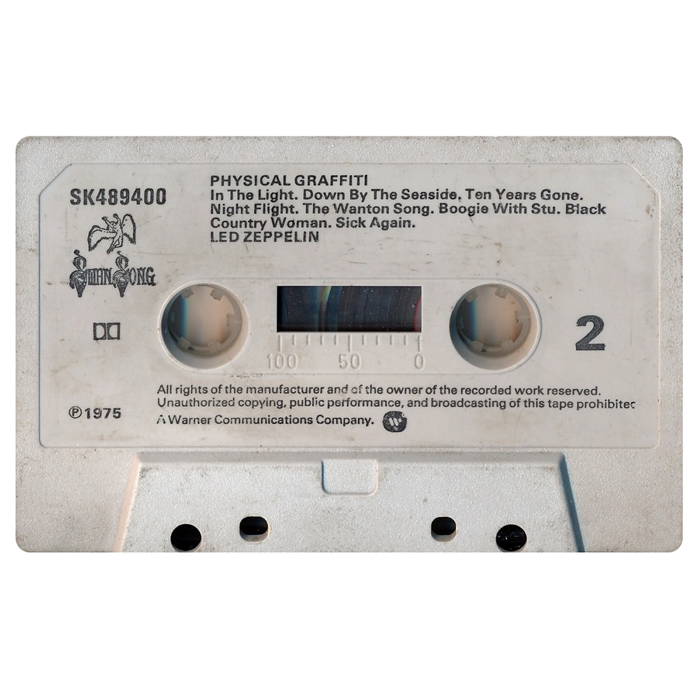 Cassette <br>Physical Graffiti <br>UK (SK 489400) #2 - Image 5