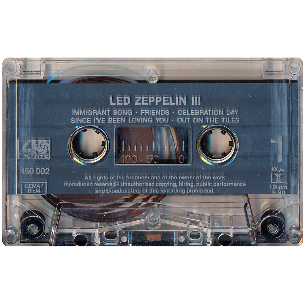 Cassette <br>Led Zeppelin III <br>Germany (K 450 002) #2 - Image 4