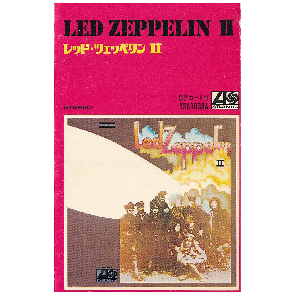Cassette <br>Led Zeppelin II <br>Japan (YSA 1038A)