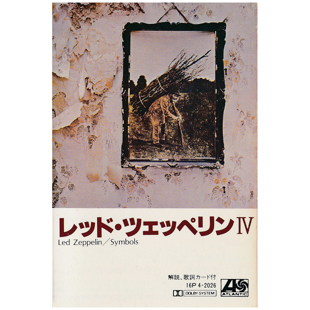 Cassette <br>Led Zeppelin IV <br>Japan (16P4-2026)