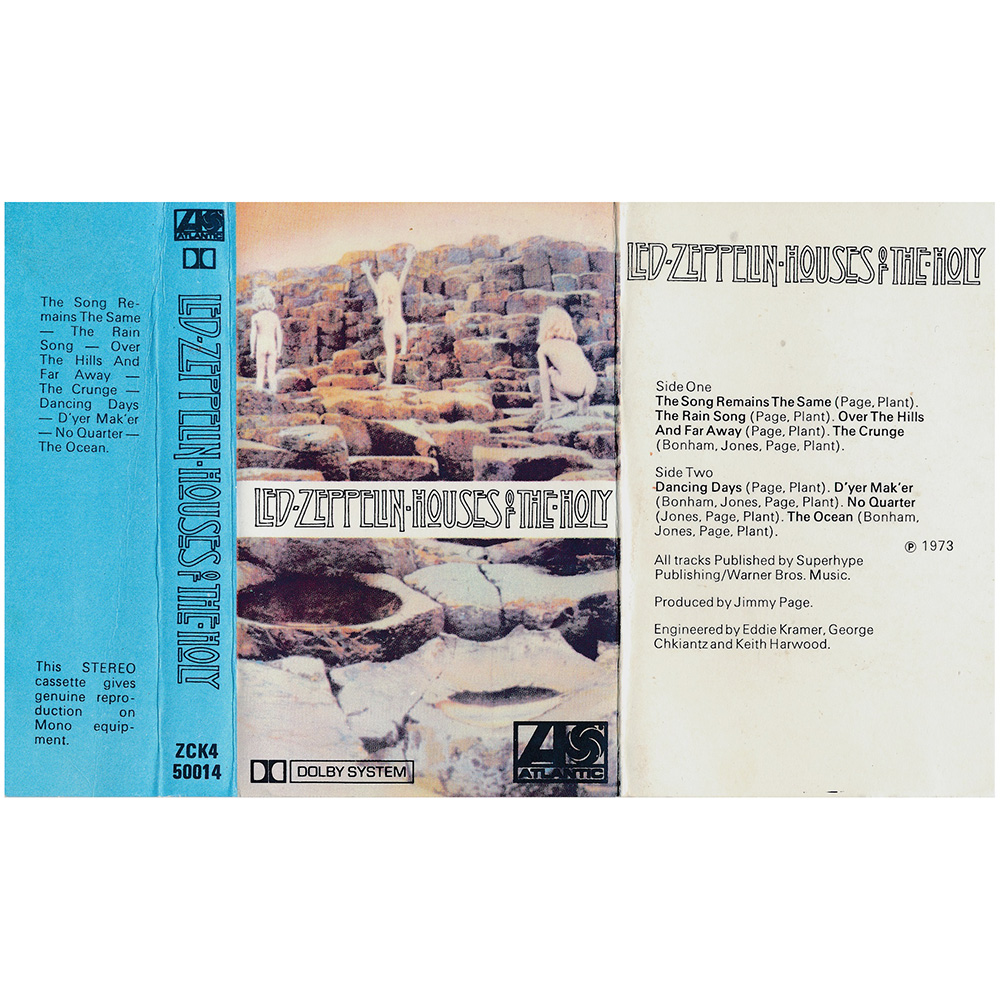 Cassette <br>Houses of the Holy <br>UK (ZCK450014) #1 - Image 2