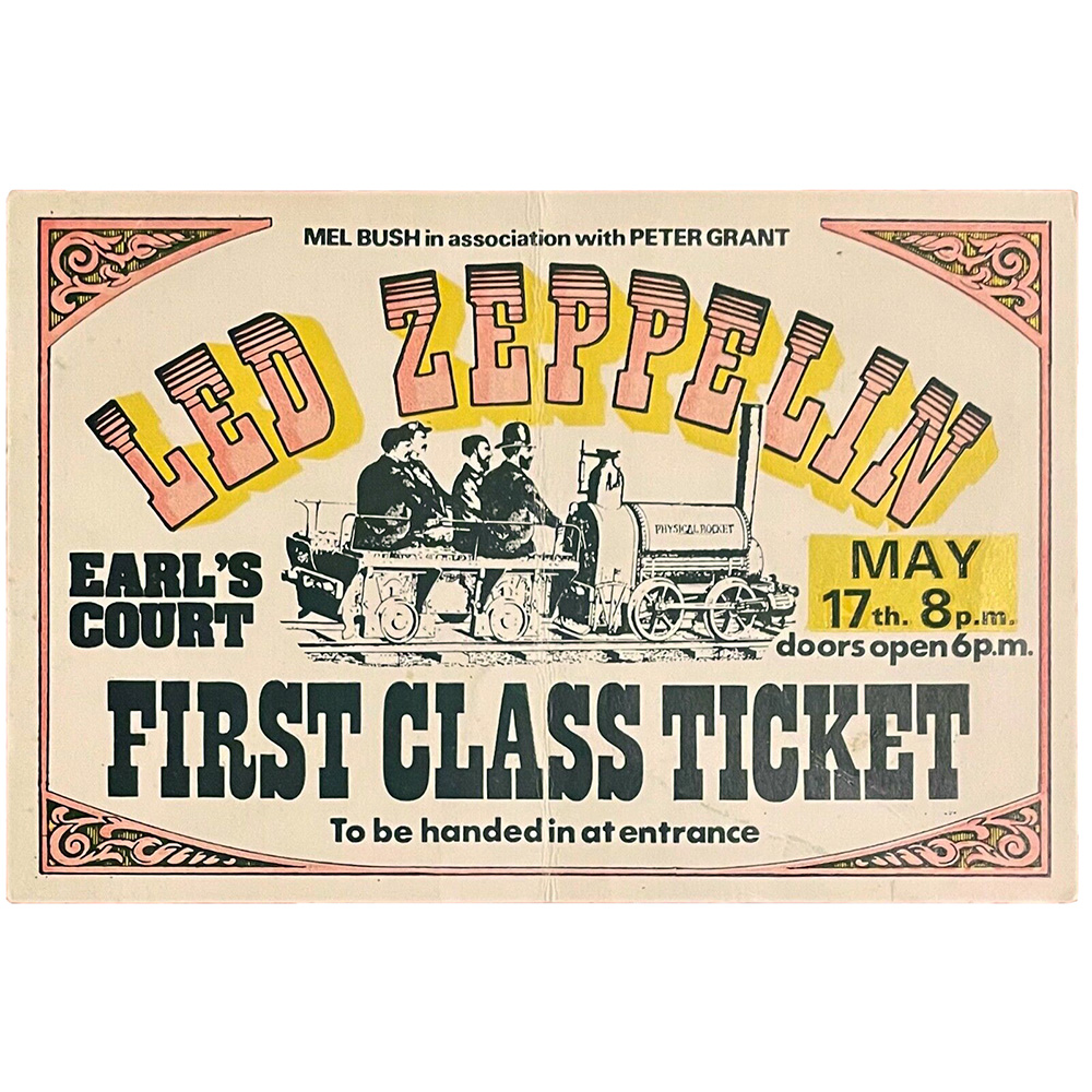 Concert Pass <br>1975.05.17 <br>Earls Court
