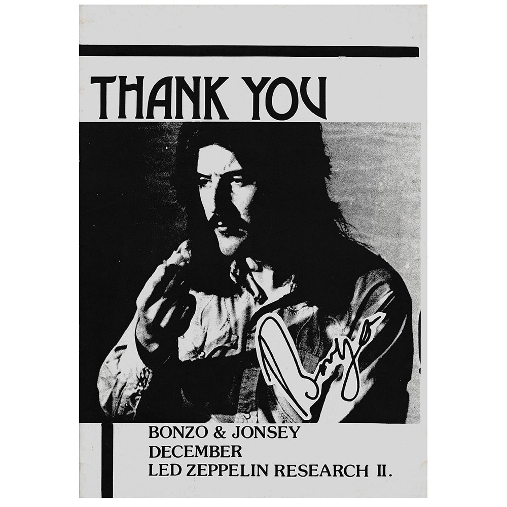 Fanzine <br>Thank You (1981)