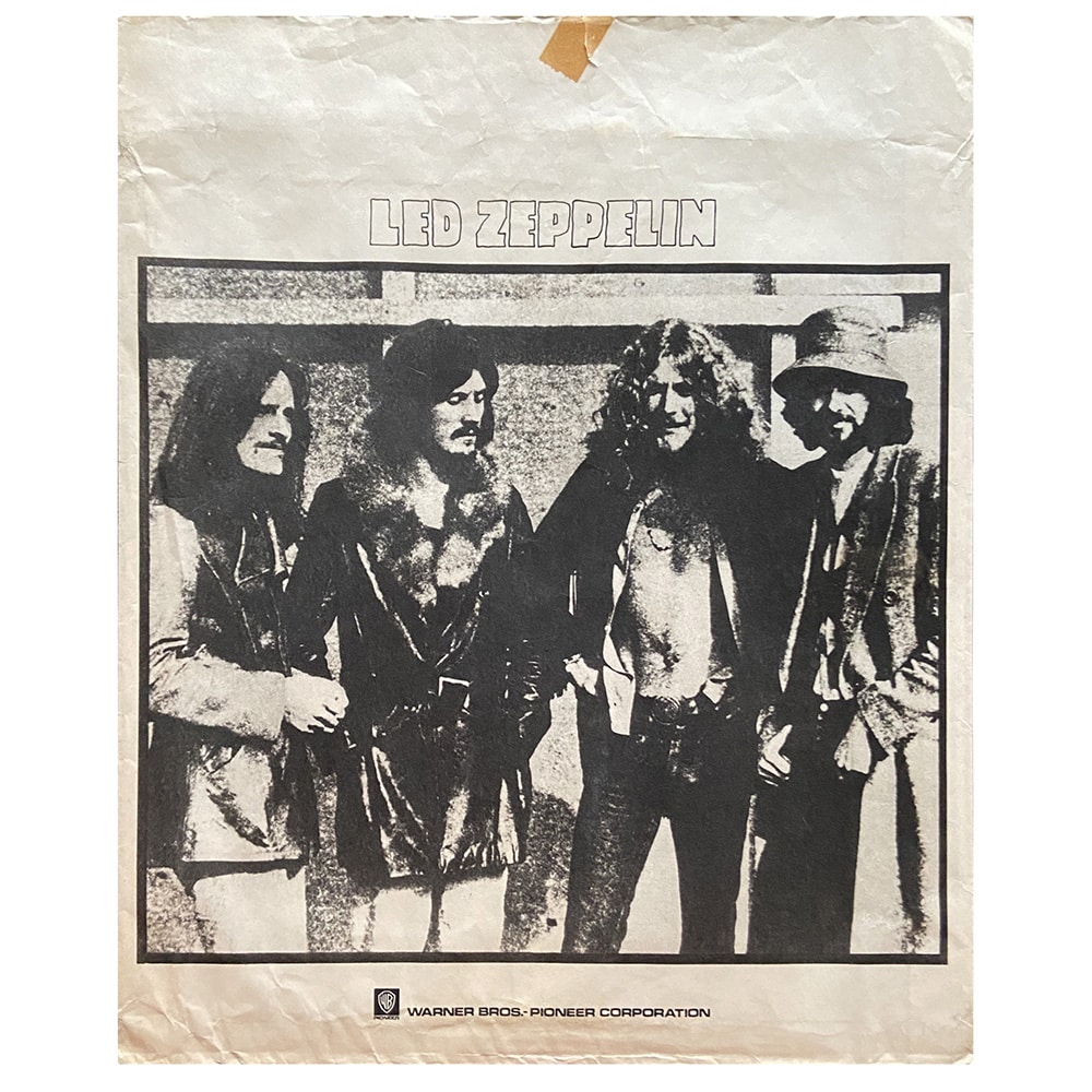Led Zeppelin IV (1971) <br>Record Bag (Japan)