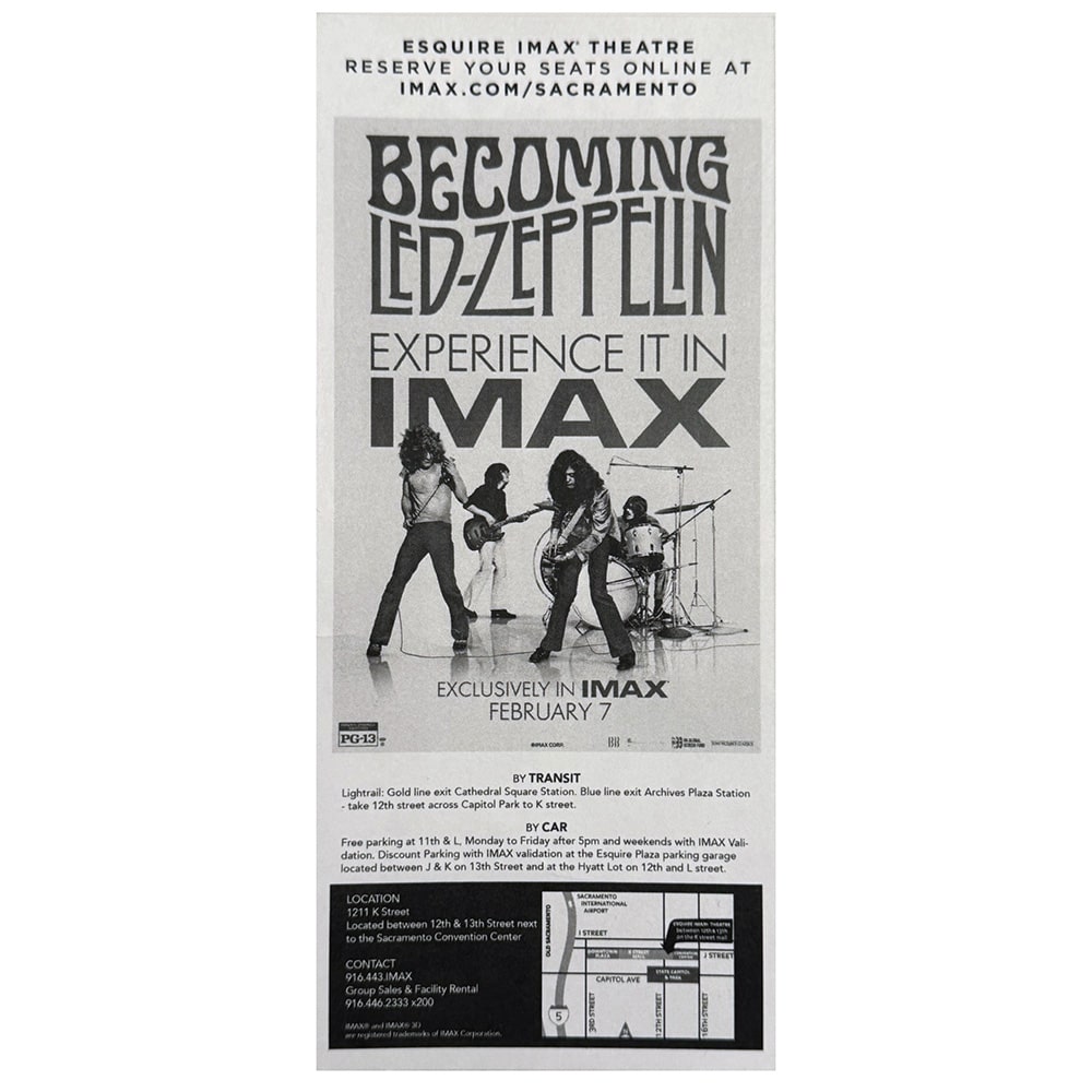 Becoming Led Zeppelin <br>USA <br>Flyer, IMAX