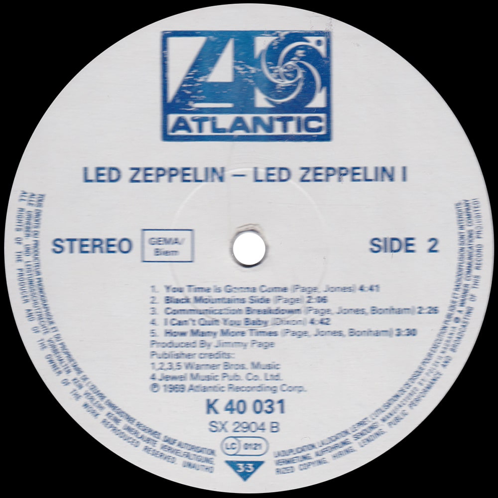 LP <br>Led Zeppelin <br>Poland (K 40 031) #1 - Image 3
