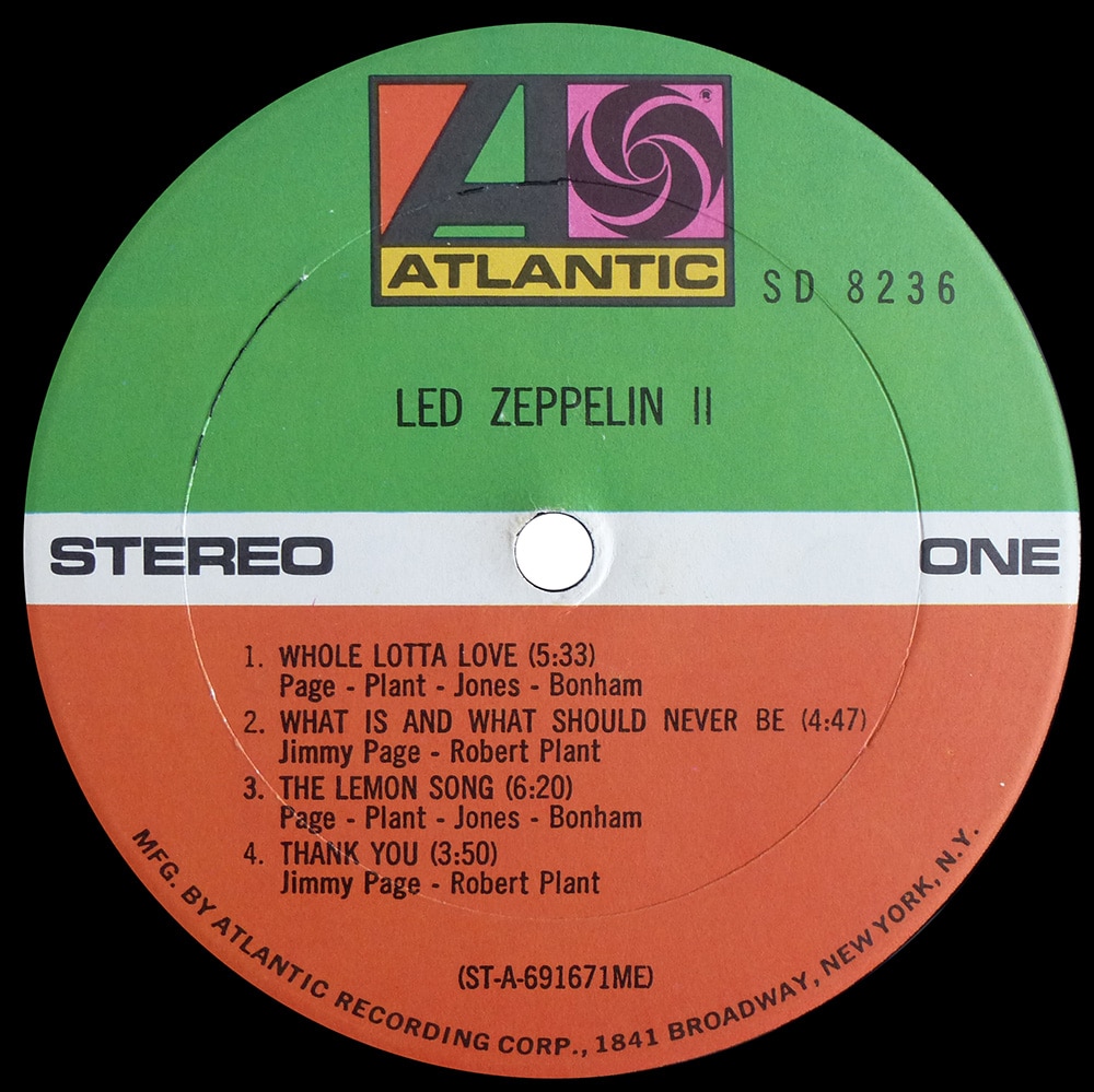 LP <br>Led Zeppelin II <br>USA (SD 8236) - Image 4