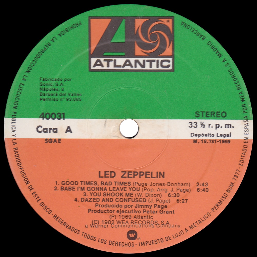 LP <br>Led Zeppelin <br>Spain (40031) #3 - Image 3
