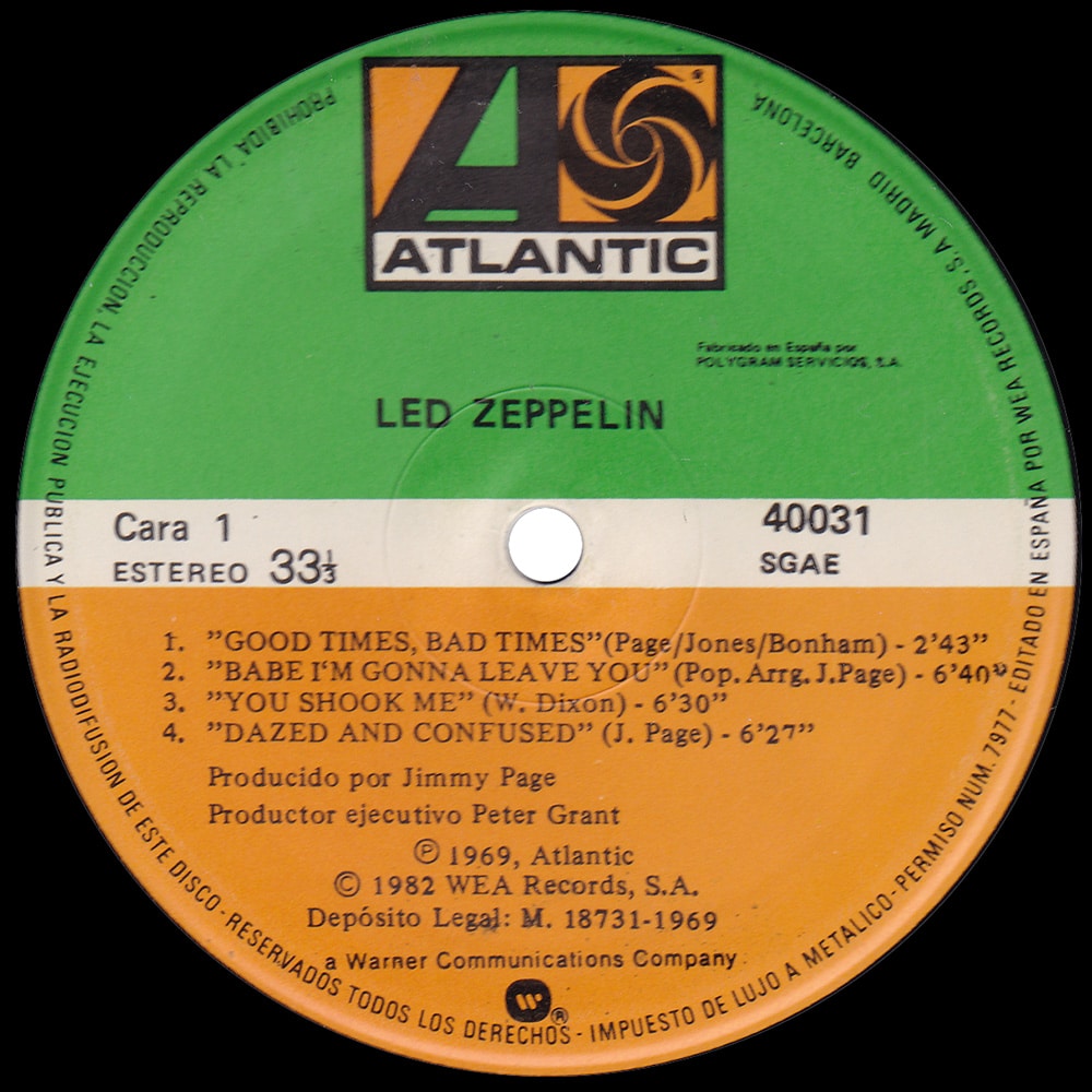 LP <br>Led Zeppelin <br>Spain (40031) #4 - Image 3