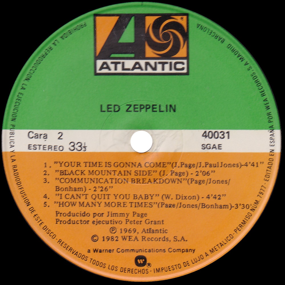 LP <br>Led Zeppelin <br>Spain (40031) #4 - Image 4