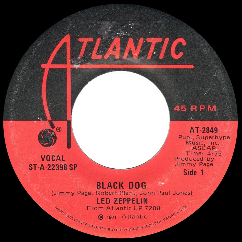 Single <br>Canada (AT-2849) <br>Black Dog / Misty Mountain Hop (#4) - Image 2