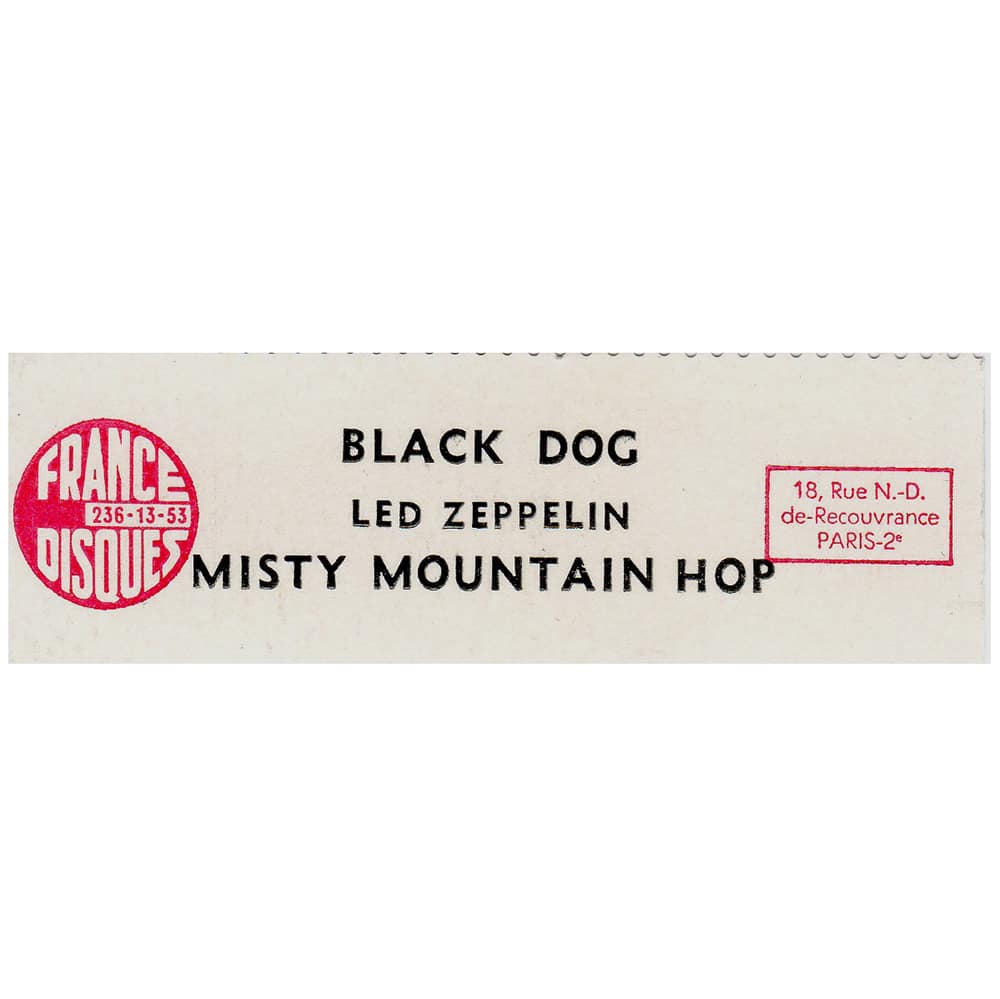 Black Dog (1971) <br>Jukebox Strip (France)
