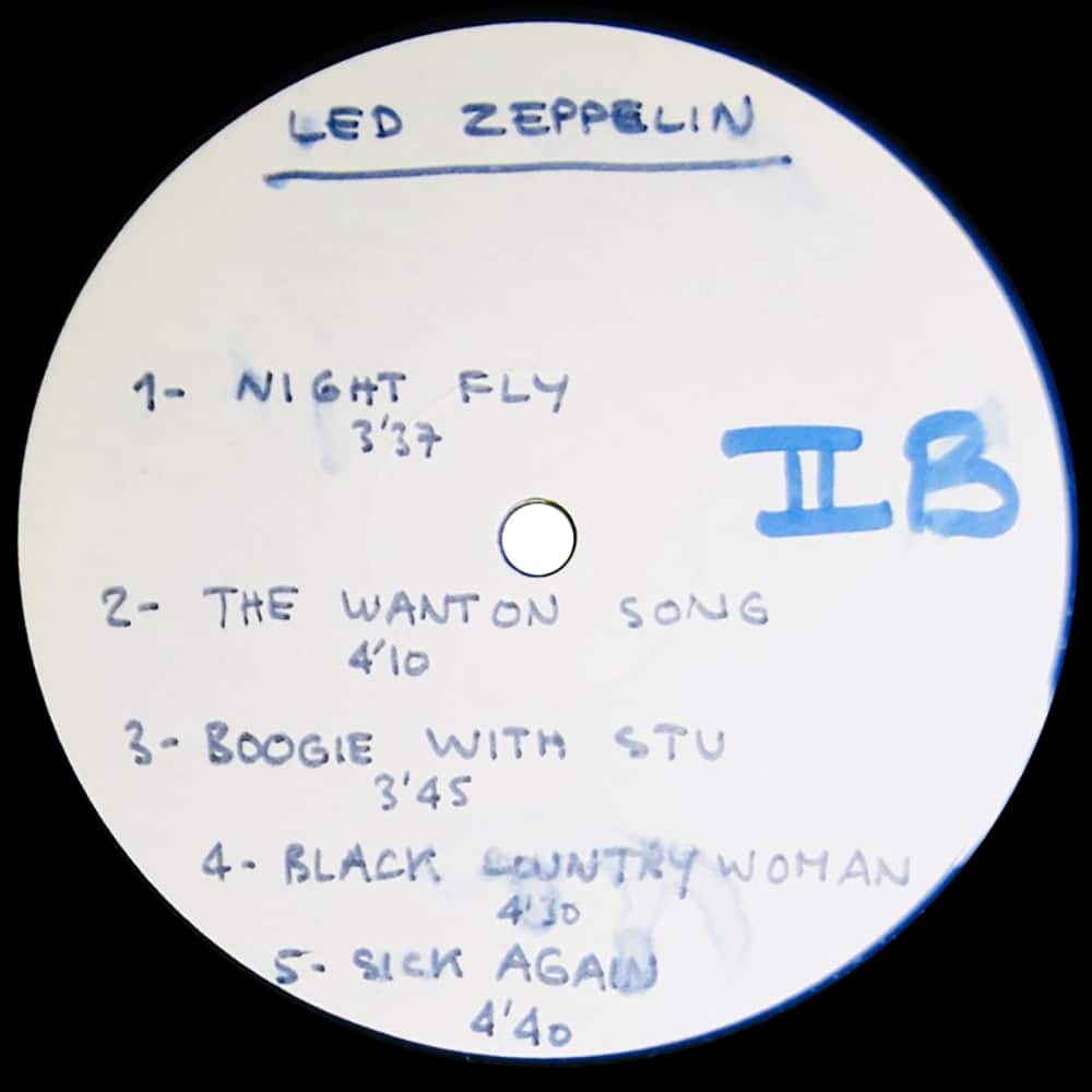 LP <br>Physical Graffiti <br>France (SSK 89400) Test Pressing - Image 4