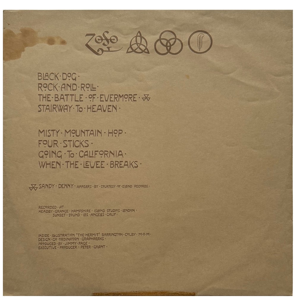 LP <br>Led Zeppelin IV <br>Japan (P-10125A) #3 - Image 6