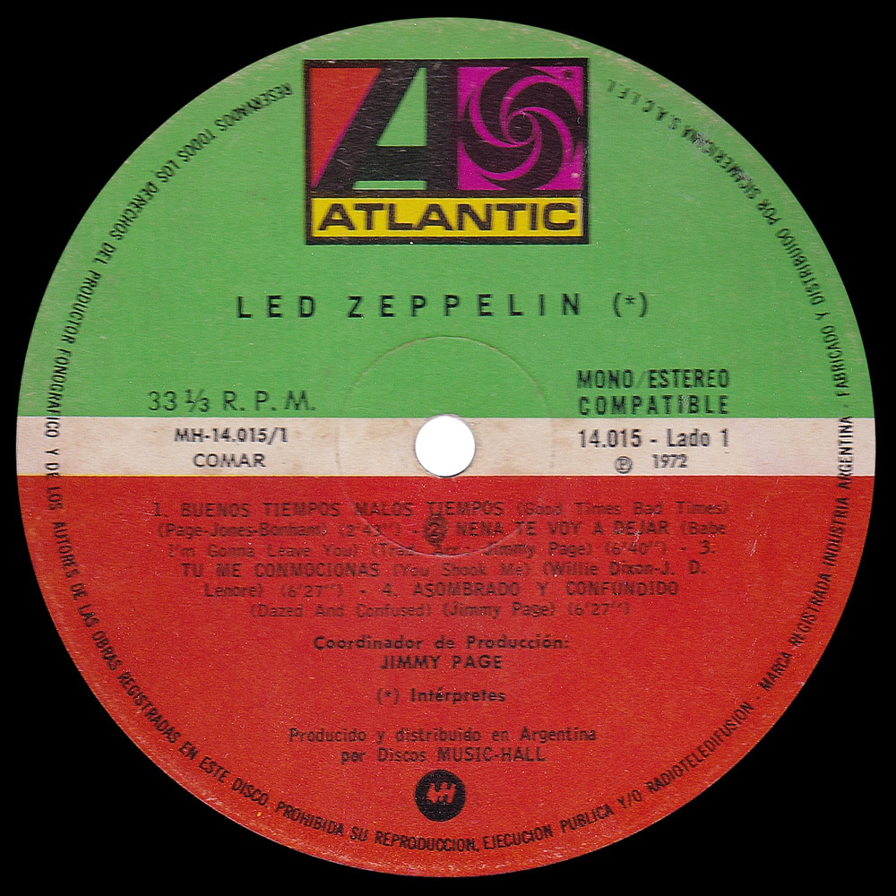 LP <br>Led Zeppelin <br>Argentina (14.015) #4 - Image 3