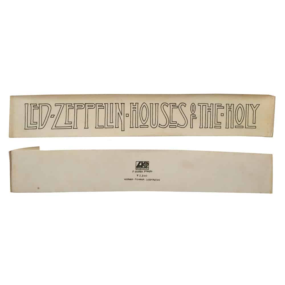LP <br>Houses of the Holy <br>Japan (P-8288A) V3 - Image 3