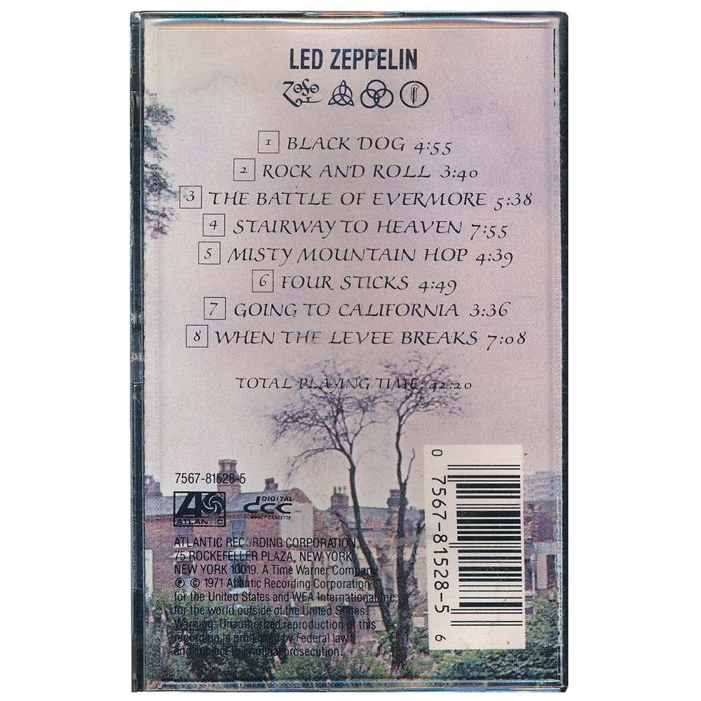 Led Zeppelin IV (1992) <br>Digital Compact Cassette, Promo (Holland) - Image 2