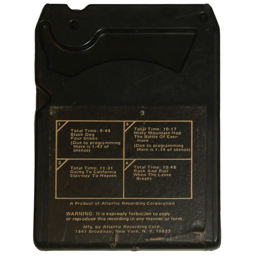 8-Track <br>Led Zeppelin IV <br>USA (ATL TP-7208) - Image 3